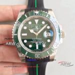 Rolex Submariner Green Ceramic Rubber Watch - Roelx watches